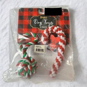 Kohl’s Christmas Dog Toys Ropes 2 Pack NEW / UNOPENED Holiday Red Green